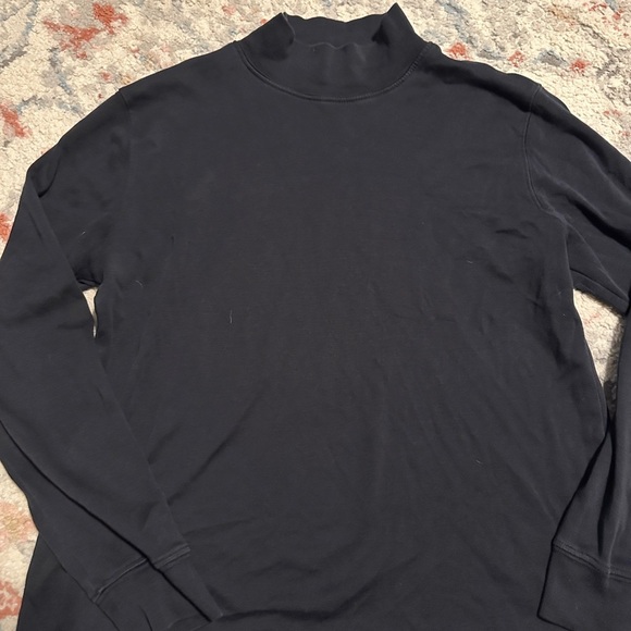 Lands' End Black Turtleneck Sweater - Picture 1 of 2